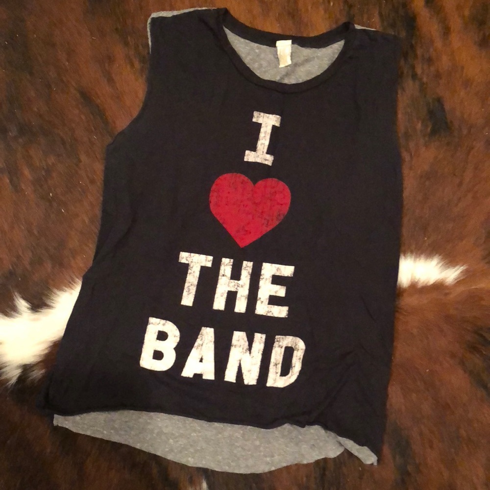 I LOVE THE BAND graphic tank